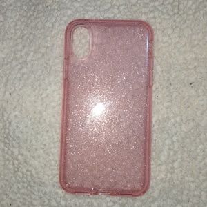 DELETING Glitter Speck iPhone X Case